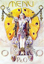 Straths Art Deco Menu Cover